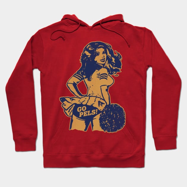 New Orleans Basketball Cheerleader Hoodie by darklordpug